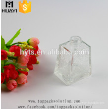 high end trapezoid fragrance reed diffuser glass bottle for cosmetic packaging